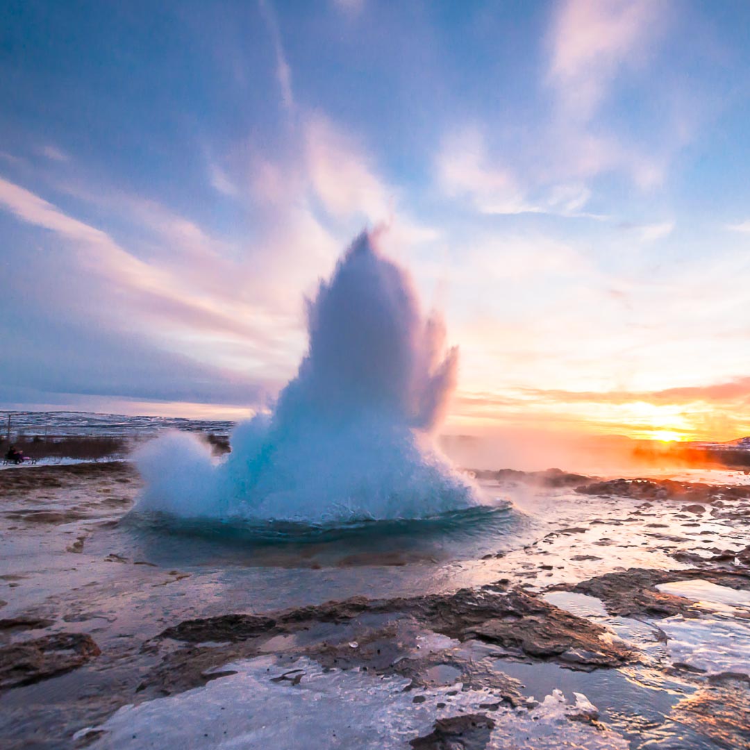 While on the Golden Circle Tour during a self-flying Journey in Iceland