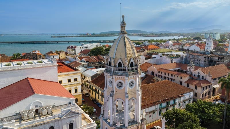 Casco Viejo, Panama: Explore the historic charm of Panama City's Old Town, a captivating stop on our self-flying adventure for pilots. Panama Canal: Witness the engineering marvels of the Panama Canal, the final destination of our extraordinary journey.
