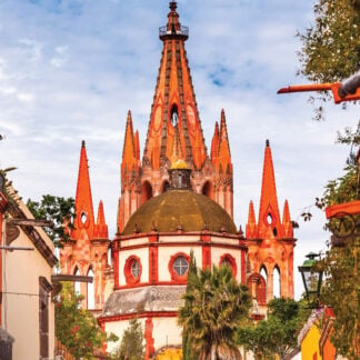 San Miguel de Allende, a charming small town hidden away in the highlands of Guanajuato.