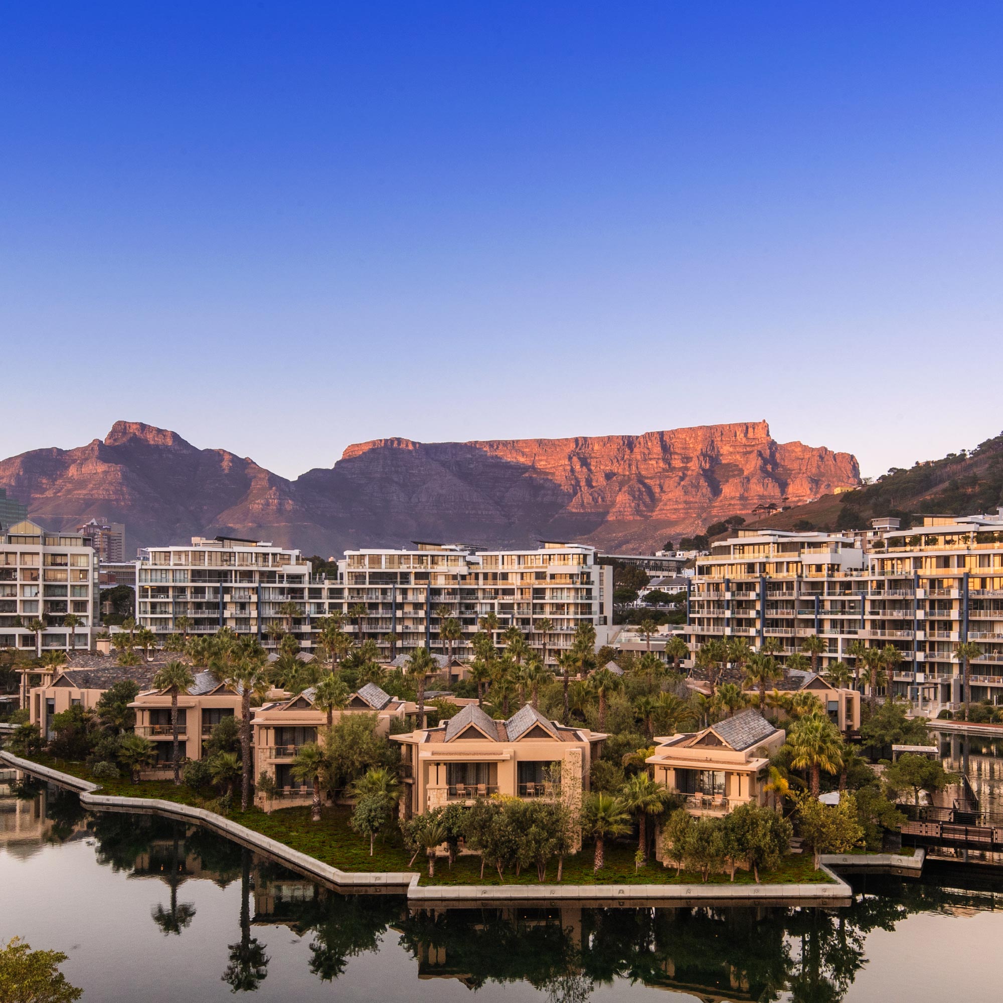 Luxurious stay at the One & Only Cape Town, located at the Victoria and Alfred Waterfront with stunning views of Table Mountain and a sophisticated, modern design.