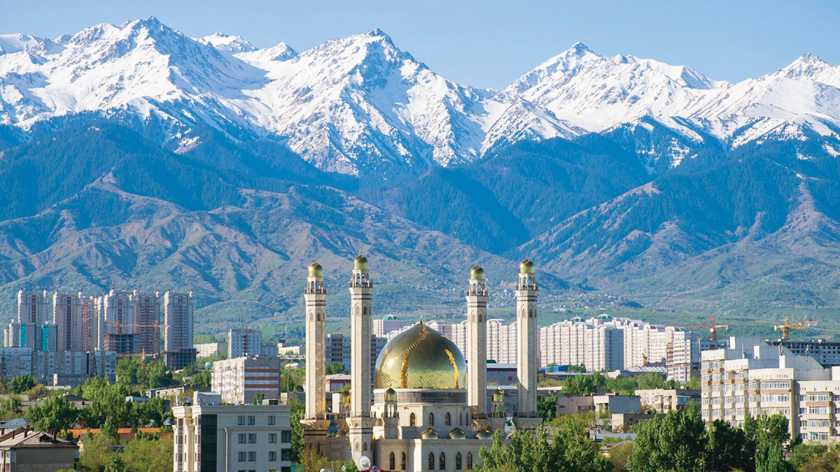 Almaty, Kazakhstan, framed by the majestic Zailiyskiy Alatau Mountain range, beckons self-flying pilots with their own aircraft to embark on a journey bridging the vast landscapes of Central Asia with the cultural richness and scenic beauty of Europe.