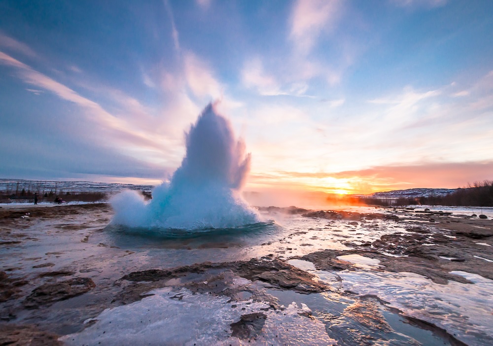 While on the Golden Circle Tour during a self-flying Journey in Iceland