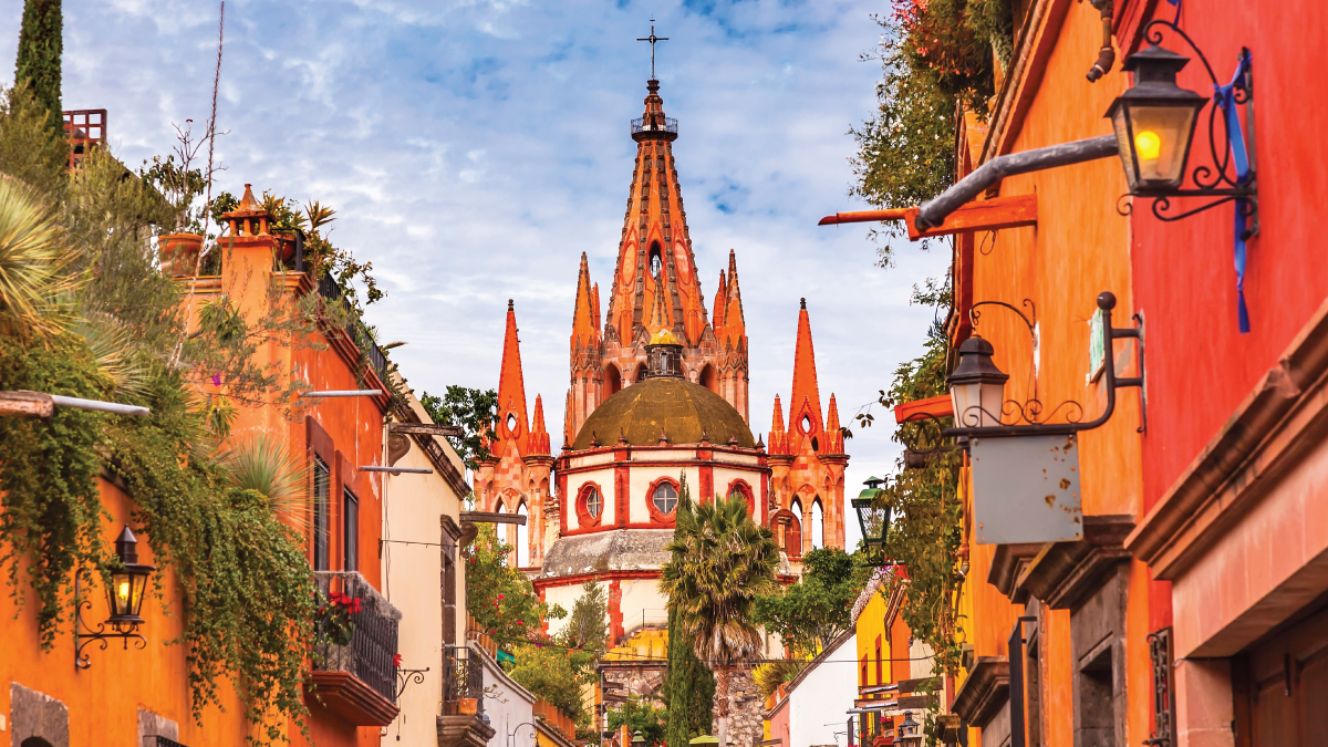 San Miguel de Allende, a charming small town hidden away in the highlands of Guanajuato