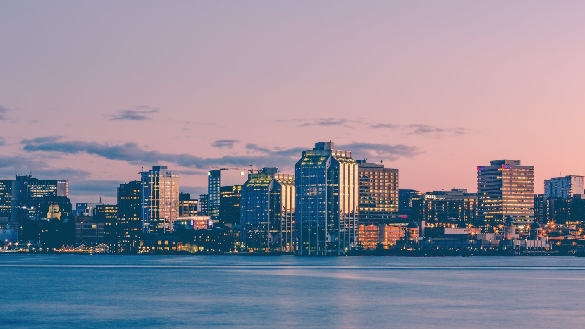 A picturesque view of Halifax, Nova Scotia, showcasing its historic waterfront, bustling harbor, and charming cityscape. Tailored for self-flying pilots